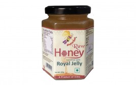 Superbee Raw Honey Enriched with Royal Jelly  Glass Jar  250 grams